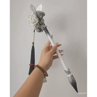 Children's Violin Audio Photo Show Scepter Catwalk Model Studio Hand Props Fur Ball I5E1