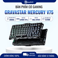 GravaStar Mercury V75 HE Hall Effect Rapid Trigger 8000Hz RGB Mechanical Gaming Keyboard