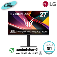 จอมอนิเตอร์ LG ULTRAGEAR MONITOR 27 นิ้ว รุ่น 27G640A-B (IPS, HDMI, DP, USB-C) 2K 300Hz ประกันยศูนย์