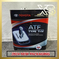 100% ORIGINAL Toyota ATF Oil Automatic Transmission Fluid Type T-IV T4 4Liter 08886-81400 Minyak Aut