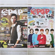 『 PRELOVED 』Majalah "E-pop" (EG Medium) Kpop Magazine Epop