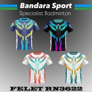 FELET RN 3622 RN3622 Graphic Badminton SHIRT T-SHIRT - Felet Badminton Sports SHIRT