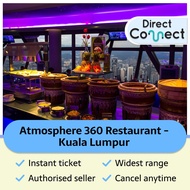 [PROMO TIKET READY] Atmosphere 360 Restaurant Buffet Kuala Lumpur KL Tower Malaysia Attractions Tickets Vouchers Travel