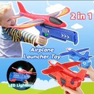 Launcher toy airplane made of eva sponge material, safe for children