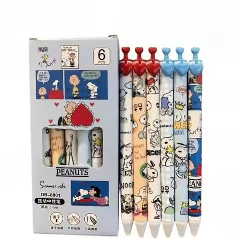Snoopy Woodstock Charlie Brown secondary animation peripheral gel pen cartoon cute creative students