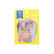 SUN-STAR Chiikawa 吉伊卡哇 可重複黏貼貼紙組 黃