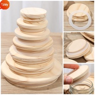 SHLY Mason Jar Lid Wooden Bottle Sealing Caps Compatible Canning Storage