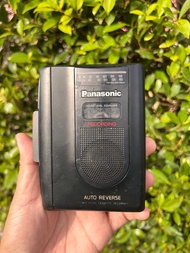 เครื่องเล่นเทป Panasonic RQ-A170 เล่นเทปได้ปกติ auto reverse และบันทึกได้(ตำหนิเล่นไปสักพักไม่มีเสีย