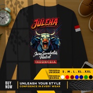 JULEHA T-Shirt, Indonesian Halal Slaughtering Trainer V.3 | Free Write Your Name | Long Sleeve | Cot