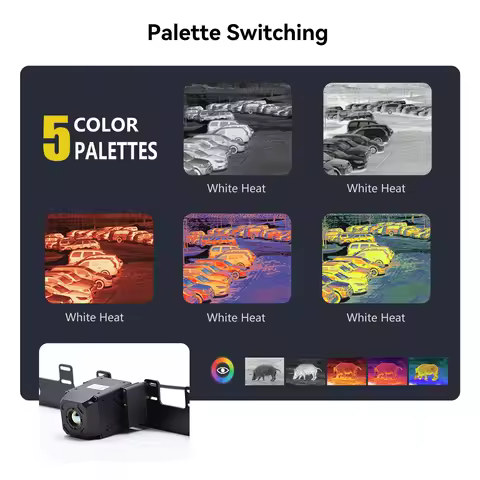 Car camera thermal imaging 384 thermal imaging lens USB interface with AI software 4x For Android sc
