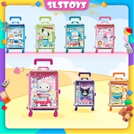 [6 IN 1] AREA-X Block AB0110 Hello Adventure Sanrio Series Mini Suitcase Gift Decoration Building Br