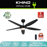 KHIND Zenair Ceiling Fan | Kipas Siling  (56") CF56DC6RL (1 unit)