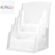 A5 Acrylic Brochure Display Stand Rack Flyer Holder Magazine Organizer