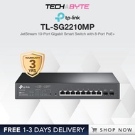TP-Link TL-SG2210MP | JetStream 10-Port Gigabit Smart Switch with 8-Port PoE+