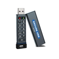 SecureData SecureUSB Duo 64GB Hardware Encrypted USB 3.0 Flash Drive FIPS 140-2 Level 3 Unlock via K