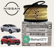 Nissan oil filter almera 1.0 turbo n18l/qashqai 1.2 turbo j11e/renault capture 15209-00q0f enjine oi