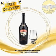 Baileys Irish Cream 700ml + Free 1 Nosing Glass (Exp: 03/2026)