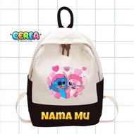 Latest Lilo And Stitch Character Backpack Children's School Bag Kindergarten Elementary School Middl