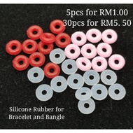 Doracharm Silicone Rubber Stopper Nose Ring Stopper Piercing Stopper