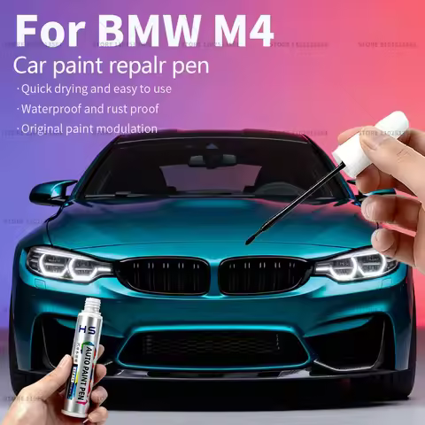 Car Paint Repair Pen Touch Up Scratch Remover DIY Auto Accessories For BMW M4 Black 475 Blue P5T Gra