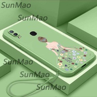 เคส Vivo 1906 Vivo Y11 เคสโทรศัพท์การออกแบบกระโปรงดอกไม้