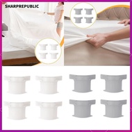 [Sharprepublic] 4 Pieces Sheet Holders Keepers No More Loose Bedding Secure Lock Fasteners
