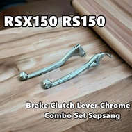 Brake Clutch Lever Chrome Honda RS150 RSX RSX150 BRAKE & CLUTCH LEVER SET ( CHROME ) Kiri + Kanan WI