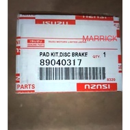 Isuzu Dmax 2.5 brake pad front