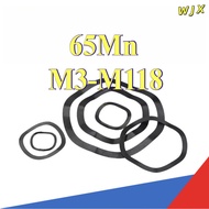 65MN Manganese Steel Wave Washer, Spring Elastic Bearing Wave Washer, Wave Wave Washer, Black Wave W