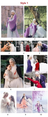 Terlaris! New! 10 PCS 29X21cm Posters China TV Drama Program The Sky Kingdom The pillow book of sams