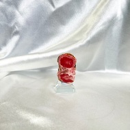 情人節禮盒 招姻緣 阿根廷紅紋石原石 (不含玻璃底座)