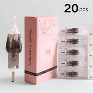 MONA PRO 20pcs Bugpin #10 Tattoo Cartridge Needle 1003RL 1005RL Round Liner Shader Disposable Pmu Ta