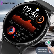 ZZOOI 2023 New Bluetooth Call Smart Watch Men Sports Fitness Tracker Waterproof Smartwatch Large HD Screen For Huawei Xiaomi Phone+Box