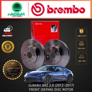 BREMBO SUBARU BRZ 2.0 (2012 - 2017) DISC BRAKE ROTOR FRONT     DISC BRAKE ROTOR