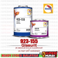 GLASURIT 923-255 / GLASURIT 923-155 CLEAR COAT SET | HS MULTI CLEAR SET Original High Solid Clear 🤍