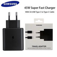 SAMSUNG Original 45W USB-C Super Adaptive ที่ชาร์จชาร์จเร็ว EP-TA845สำหรับ Samsung GALAXY หมายเหตุs2