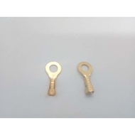 Car Open Cable Wire Copper Connector Lug Speaker Pin 4MM Ring wire terminal Cable Lug - 10pcs