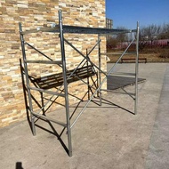 Ready Stock Sales Galvanized Mobile Foot Stand Indoor Outdoor Decoration Bed Type Foot Stand Four Ba
