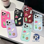 HP GC101 3D CANDY BEAR SILICON CASE MACARON STAND SOFTCASE CASING/ COMPATIBLEhp FOR VIVO Y91 Y93 Y95