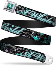 Seatbelt Belt - Aladdin A WHOLE NEW WORLD/Story Script - 1.0" Wide - 20-36 Inches in Length