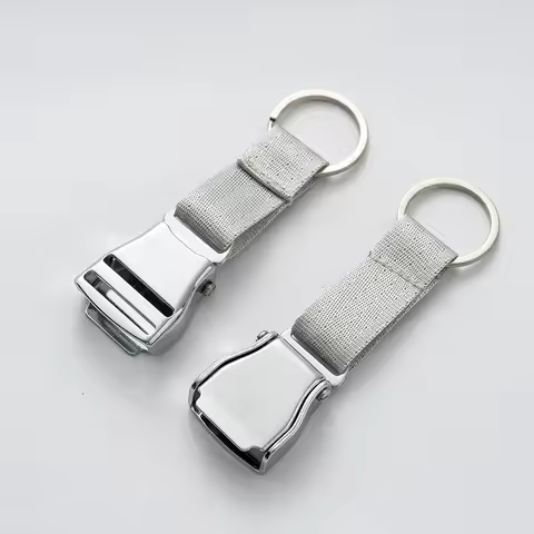 1PC Flight Pilot Travel Bag Airplane Airline Aeroplane Airways Seatbelt Safety Seat Belt Buckle Keyc