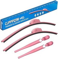 CJPPPZIW® Windshield Wiper Blades-16"+16" and Windshield Wipers Arm Cover Trim Front Window Wiper Co