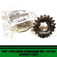 Top / 6th Gear Gearbox Output (19t) / Input (22t) Kawasaki RR / ZX 150