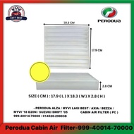 Perodua Cabin Air Filter (999-40014-70000) for Alza, Arus, Bezza, Axia, Myvi lagi Best, Suzuki Swift