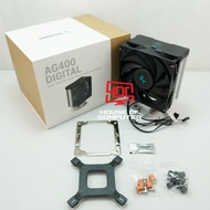 DEEPCOOL AG400 DIGITAL LGA 1700 AM5 FAN 12CM BLACK PROCESSOR FAN