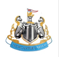 Newcastle United สโมสรฟุตบอลนิวคาสเซิล ยูไนเต็ด วัสดุทำจากเหล็กตัดเลเซอร์ ขนาด 30 cm เหล็กหนา 2.5 มิ