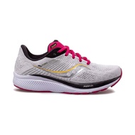 Saucony Women Guide 14 Running Shoes - Alloy/Cherry Wide