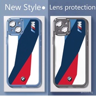 Blue BMW Case For Samsung A32 A16 A22 A23 A24 A25 A32 A33 A34 A35 Casing Ultra Thin Clear Soft Phone
