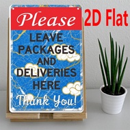 CIFbuy Marble Cloud Design Iron Plaque Outdoor Wall Sign for Doorstep Delivery