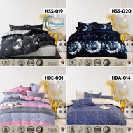 G9 1200Tc Cartoon Bedsheet Cotton SoyBean 4in1 2in1 | Cadar Single Zip | Bedding King No Comforter